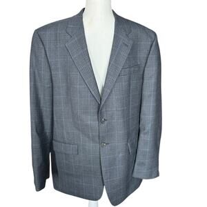 Lauren Ralph Lauren Men’s Gray Houndstooth Wool Blazer Sport Coat Canada 42L